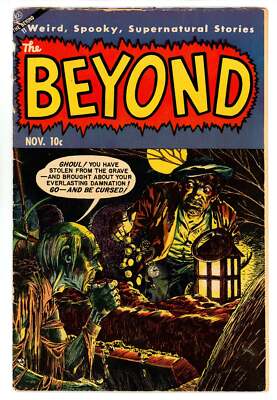 The Beyond 23 PR (0.5) Cover Detached Spine Split Ace Magazines (1953) 