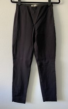 Everlane Women's Black Stretch Ponte Side-zip Pant Size 2