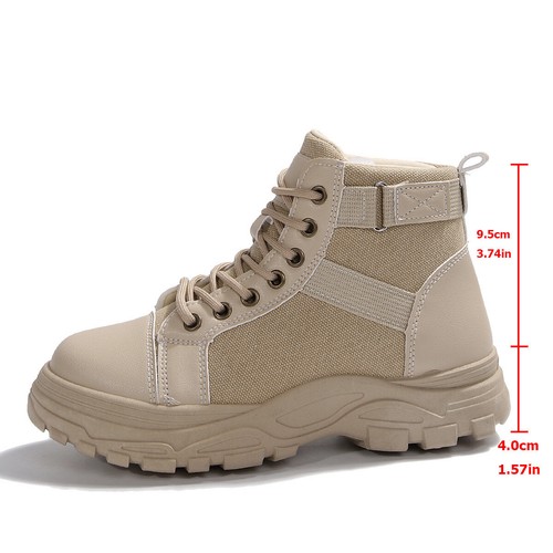 Women's Autumn Boots Warm Outdoor Non Slip Snow Boots Casual Work Shoes Size - Picture 14 of 17