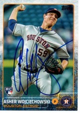 Asher Wojciechowski Houston Astros 2015 Topps Update Signed Card