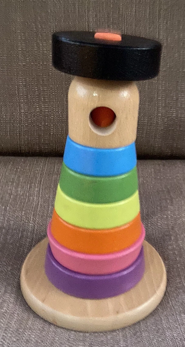 Ikea wooden sales stacking toy