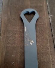 Half Face Blades HFB Matte Black Titanium Mini Heart Pry Bar - USA NAVY SEAL CO.