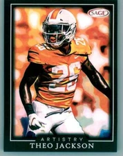 2022 SAGE Artistry Black Border #28 Theo Jackson NM Near Mint ID:66170