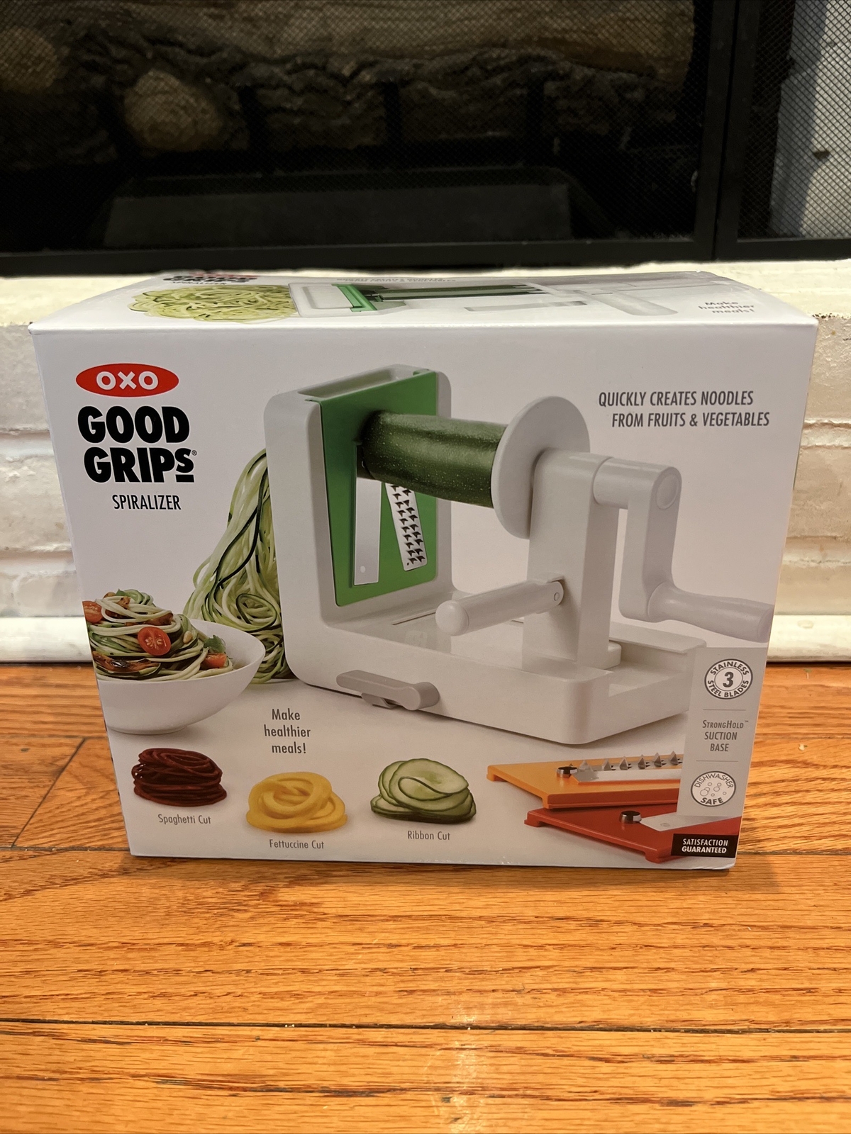 OXO Good Grips Fruit Vegetable Spiralizer with 3 Blades in Box