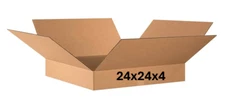 24" x 24" x 4" CARDBOARD BOX - 200 lb  - SINGLE  BOX