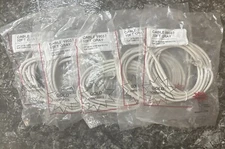 Cat5e Cable Network Wire Internet Patch Ethernet 10ft Lot Of 5 Gray 99037