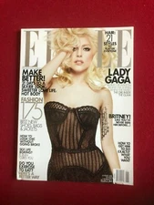 2010, LADY GAGA, "ELLE" Magazine (No Label) Vintage