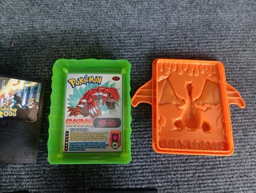 Pokemon 3D Power Action Cards 2000 Film BK Meal Toys lotto di 11 e porta carte - Foto 12 di 15