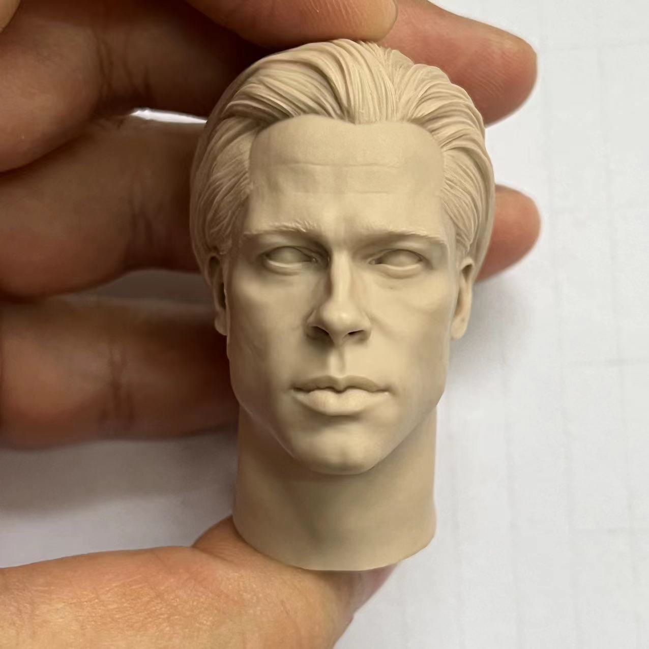 1/6 Scale Male Unpainted Louis Brad Pitt Vampire Head Sculpt 12" Action Figures