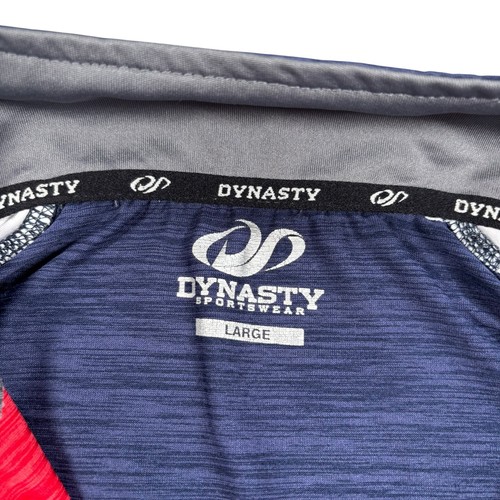 Dynasty Sportswear USA Softball Pullover 1/4 Zip Multicolor Team Jacket Size L - Picture 6 of 10