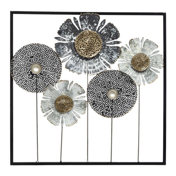 Wanddekoration Aus Metall Flower, 50 X 50 Cm-image