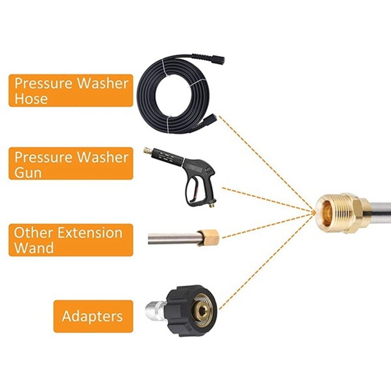 1 Piece Pressure Washer Extension, Universal Spear Extender for Washers