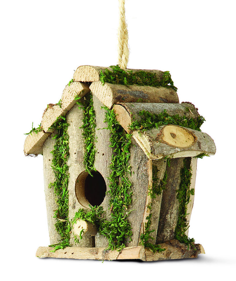 Wild Bird Square Log Hut - Bird House Home