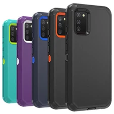 For Samsung Galaxy A02S A12 A32 A42 A13 5G Shockproof Case Rugged TPU Hard Cover