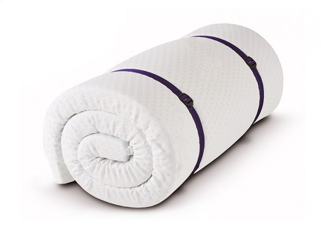 Duvalay 190 x 66 cm Freshtec Cooling Foam Mattress Topper for Caravans