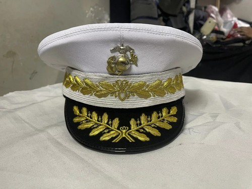 The Salute Uniforms USMC VESTIDO COMANDANTE SOMBRERO BLANCO - Imagen 2 de 5