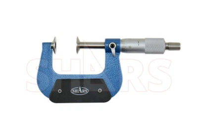 SHARS TOOL Shars 1-2" Range Mechanical Disc Micrometer Ratchet Stop 0.0001" New P}