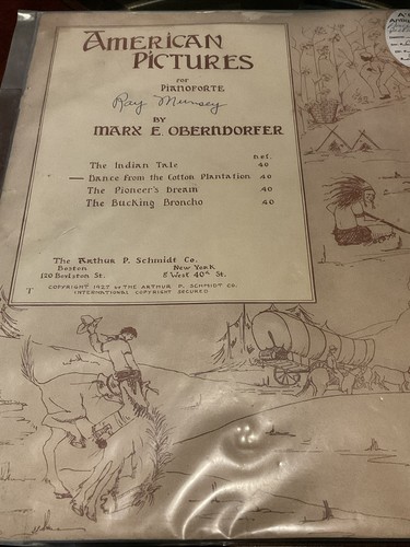 NEW YORK, Standard Pianoforte Collections.~ 1927 Schmidt co. Intinnerary - Picture 5 of 15