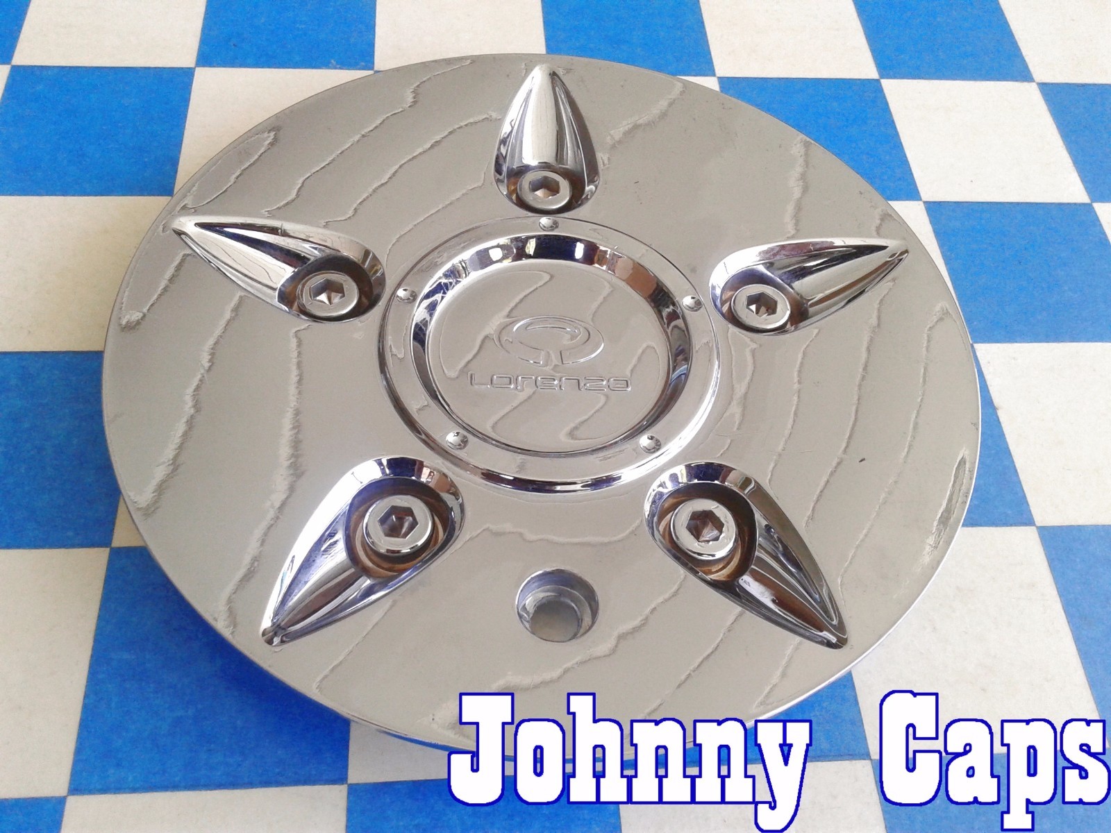 LORENZO Wheels [45] Chrome Center Caps # BC-488 Custom Wheel Center Cap (1)