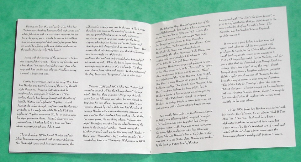 JOHN LEE HOOKER CD THE ESSENTIAL From SHAKE IT BABY to BOOM BOOM MCA