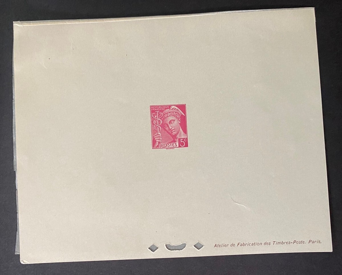 FRANCE 1938 Sc # 364 5c Red Mercury Deluxe Proof MNH -S15925-2 | eBay
