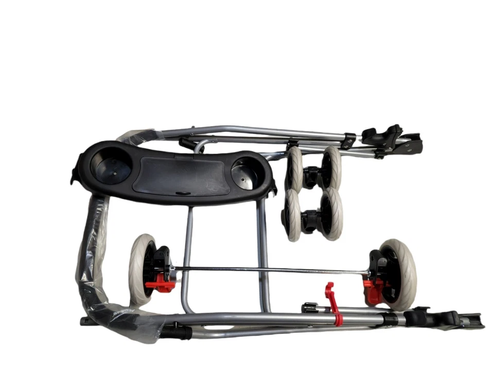 BestPet Pet Stroller Cat Dog Stroller Travel Folding Carrier,Teal - Image 3 of 4