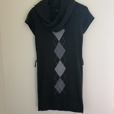 Sweater Project Large Sweater Dress Long Sleeves Woman’s Dress Olive Green