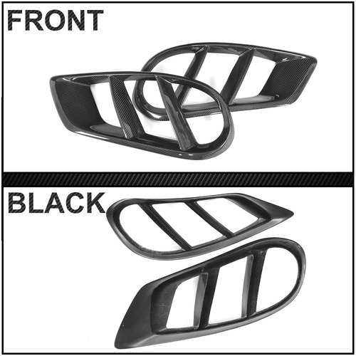 2xCarbon Lufteinlass Entlüftung Air Vent für Merceben Benz W205 C-Klasse C43 AMG - Bild 12 von 13