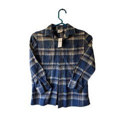 GAP Kids 100 Organic Cotton Flannel Button Down