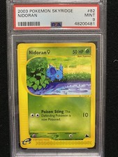 2003 Pokemon Skyridge Nidoran 82/144 PSA 9 Mint on eBay
