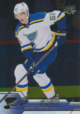 2016-17 Upper Deck SILVER FOIL #410 COLTON PARAYKO - St. Louis Blues