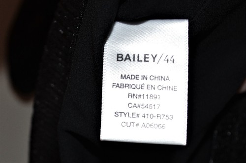 Bailey 44 Hayley Metallic Keyhole-Back Long-Sleeve Dress – size M - Picture 8 of 8