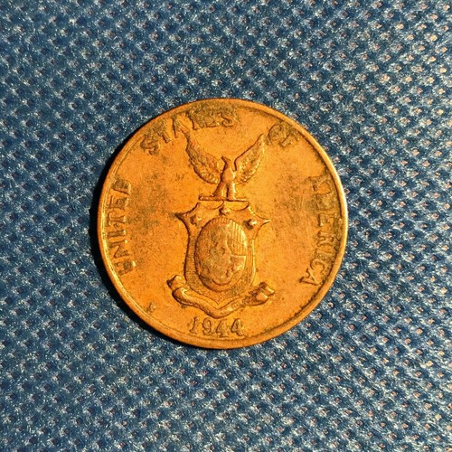 1944-S 1 CENT U.S. Administration PHILIPPINEN COIN *698 - Bild 1 von 2