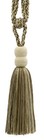 DÉCOPRO Tassel Tieback, Style# TBV9, Color# VNT1 - Birch Brown [Set of 10]