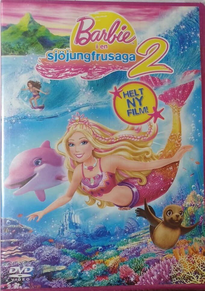 BARBIE A MERMAID TALE 2 DVD NEW SEALED NORWEGIAN IMPORT WITH ENGLISH LANGUAGE PB