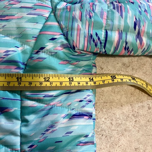 Zeroxposur Girls Jacket Size 4/5 Multicolor Zip Teal Light Puffer Coat T4 - Picture 7 of 9