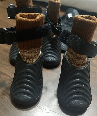Anti-Slip Waterproof Dog Shoes Boots for Medium Dogs Autumn Winter Spring READ