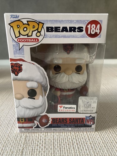 Funko POP! NFL Football - Limited Chicago Bears Santa Claus W/protector ...