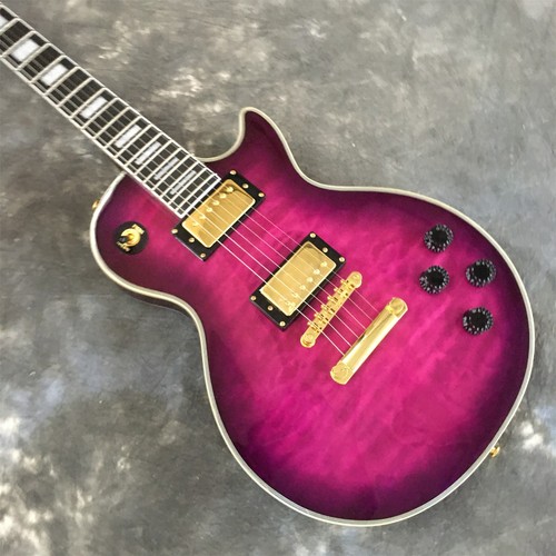 Corpo Per Chitarra Elettrica Stile LP - Mogano Con Top Acero, Tacco A Bullone - Yinfente