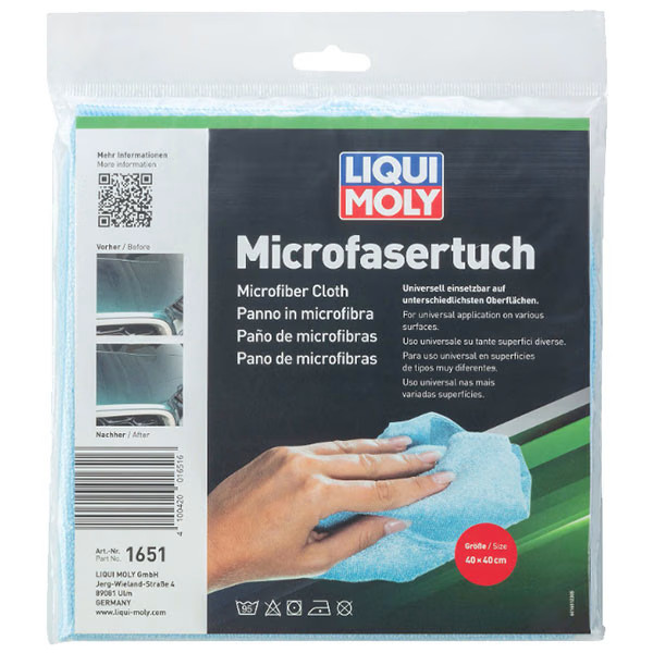 Liqui Moly Microfibre Motorcycle Motorbike Cleaning Cloth - Image 2