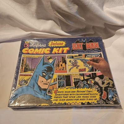 New,Sealed Colorforms Batman Deluxe Comic Kit, Great Collector Item (See Photos)