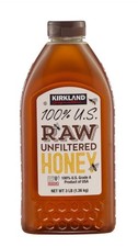 Kirkland 100 U.S. Raw Unfiltered Honey 3 lb Tasty Sweet Natural Spread EXP 5/28