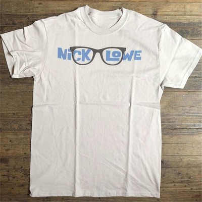 NICK LOWE GLASSES 1 Side Classic Shirt White All Size S-5XL 1J0577