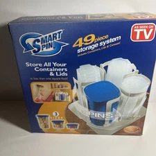 Smart Spin 49 Piece Storage System Organizer Containers Lids As Seen On TV