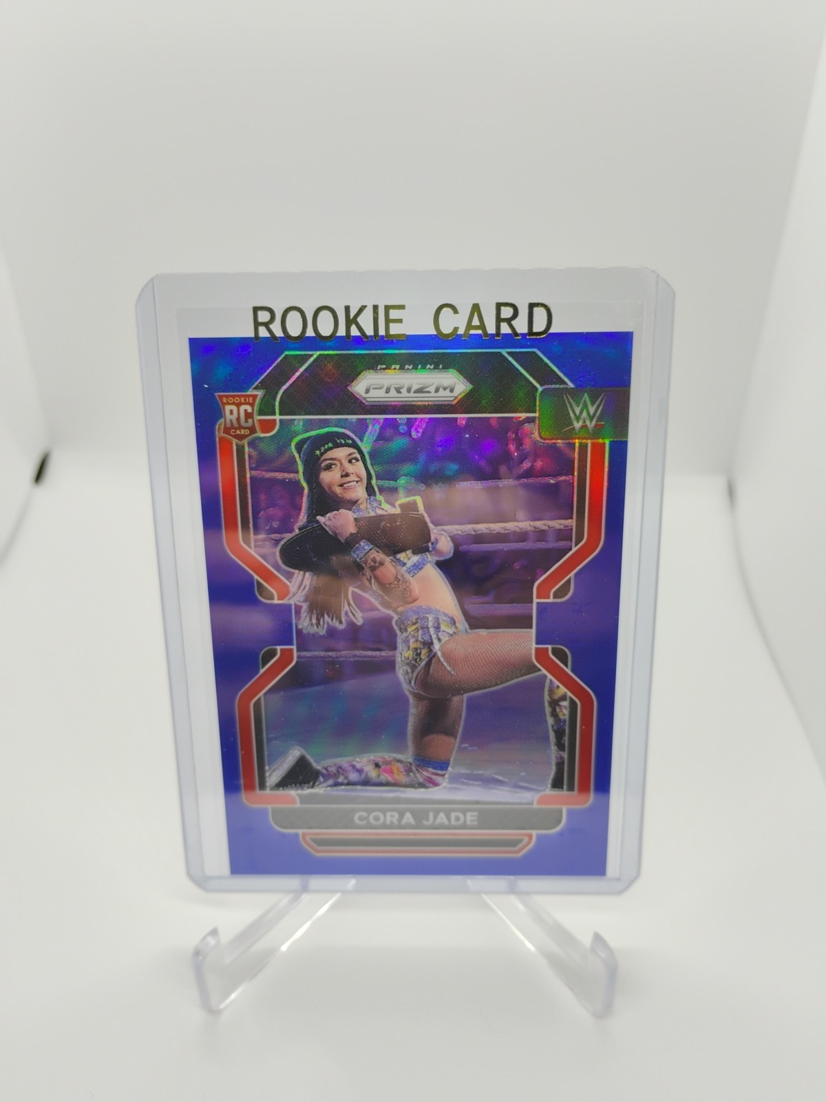 2022 Panini Prizm WWE - Blue Prizm #188 Cora Jade /199 (RC)