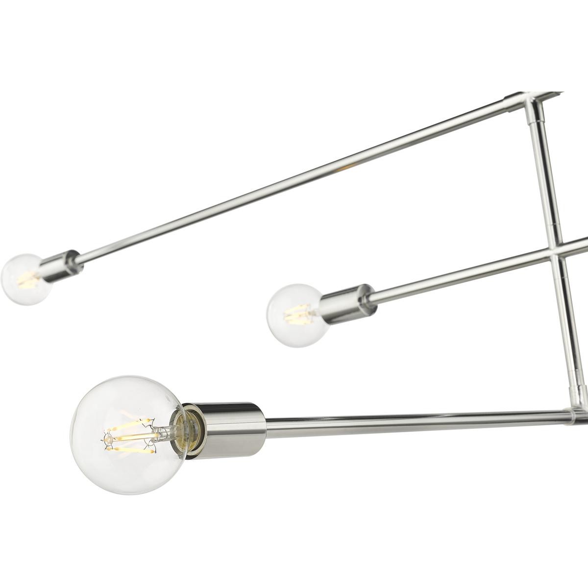 Z-Lite 731-5CH Modernist 5 Light 4.75 inch Chrome Chandelier Ceiling Light