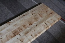 Waschtisch Pappel Maser Massiv Holz Tisch Platte Leimholz Waschbecken