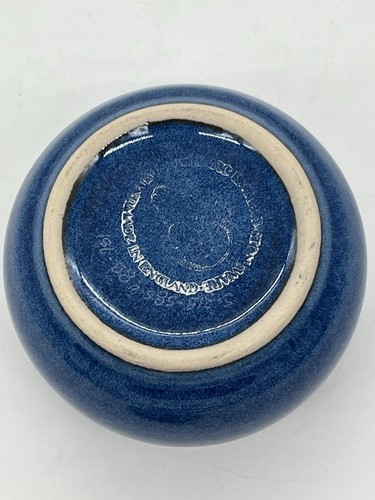 Denby Langley English Blue Stoneware Rams Head Creamer & Sugar Bowl with Lid - Picture 7 of 15