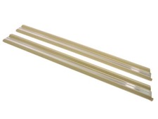 Einstiegsleisten Schwellerbeläge Set Cream beige für Mercedes 124 Coupe