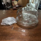 Vintage Anchor Hocking Bristol Park Domed Cake Stand